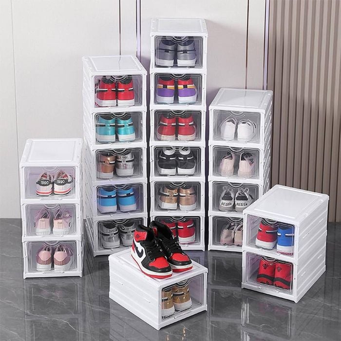 Storage Boxes Ingenious Shoe Storage CARLA HOME 6-Tier Stackable