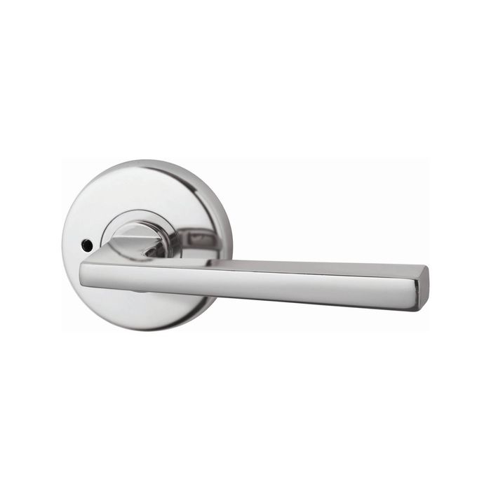 Lockwood 63mm Satin Chrome Pearl Velocity Hakea Privacy Leverset