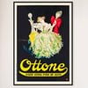 Galrie Ottone Extra Pure Olive Oil Vintage Kitchen Wall Art Poster for Home Decor, Black Frame, A3 30 x 42cm (12 x 16inch)