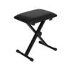 Alpha Piano Stool Adjustable Height Keyboard Seat Portable Bench Chair Black