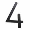 Sandleford 75mm Black Zone House Number 4