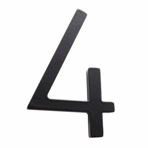 Sandleford 75mm Black Zone House Number 4
