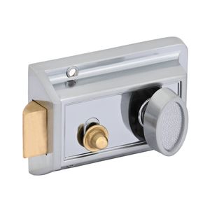 Ikonic Satin Chrome Rim Night Latch