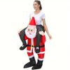 Lifebay Riding Santa Inflatable Christmas Costume