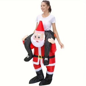 Lifebay Riding Santa Inflatable Christmas Costume