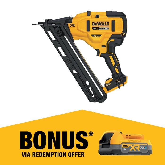 DeWALT 18V 15GA Brushless Finishing Nailer DCN650N-XJ - Skin Only