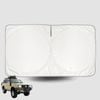 Windscreen Sun Shade for Toyota LandCruiser 80 1990-1998 Universal Fit Window Visor UV Block