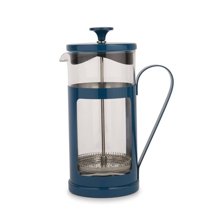 La Cafetiere Monaco 8-Cup 1L Stainless Steel/Glass French Press - Navy