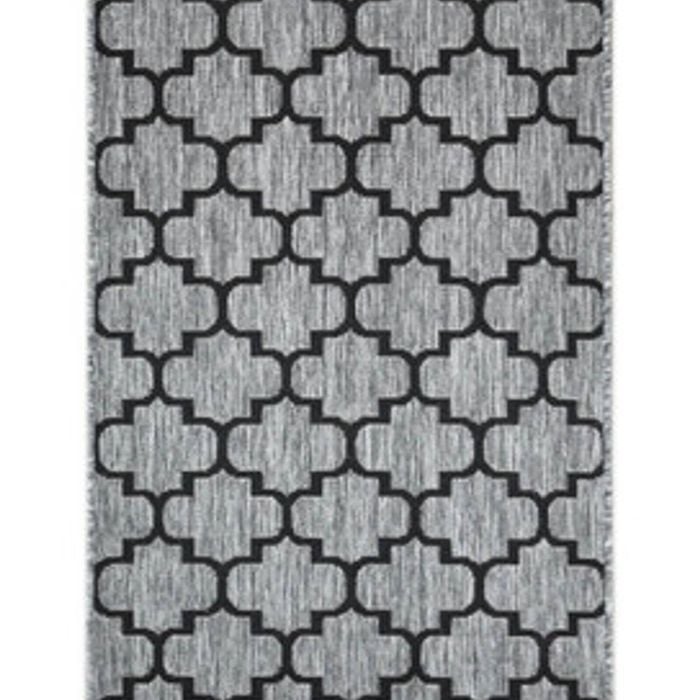 Long Island 968 Dm9e 66x230 Grey Black Runner