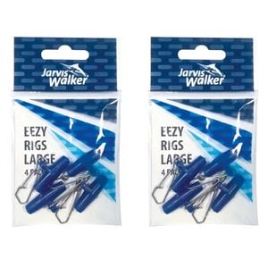 2x 4 Pack of Large Jarvis Walker Eezy Sinker Rigs