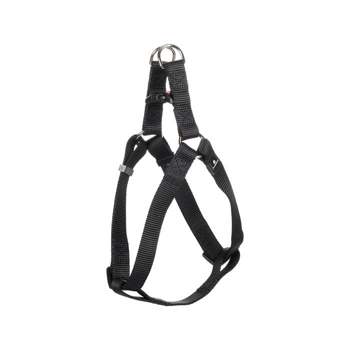 Flamingo Ziggi Black Dog Step&Go Harness - Medium