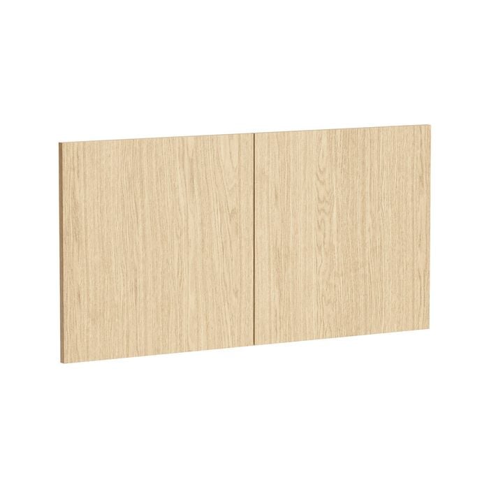 Kaboodle 1000mm Honey Oak Modern Fridge Cabinet Doors - 2 Pack