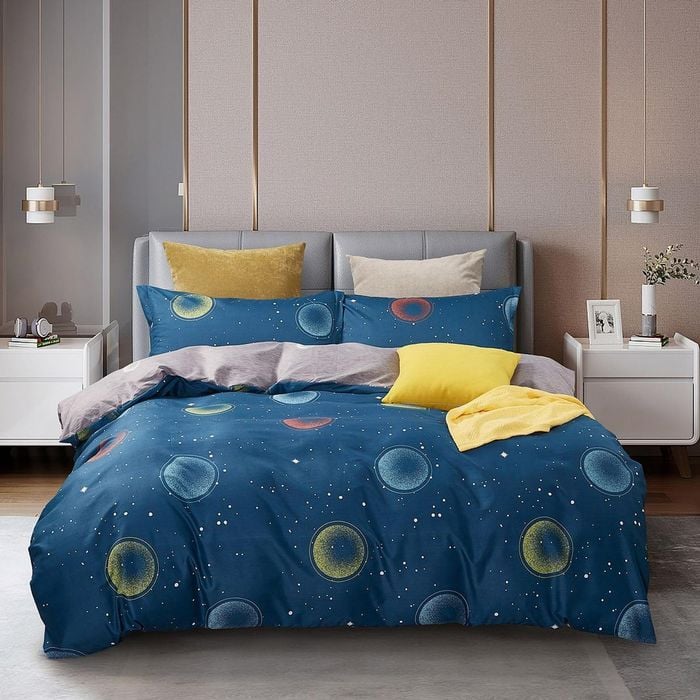 Fabric Fantastic Bubbles Queen Size Quilt/doona/duvet Cover Set