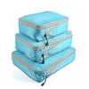 Catzon 3 Set Expandable Compression Packing Cubes for Travel-SkyBlue