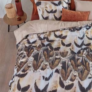 Bedding House Queen Natural Giselle Natural Sateen Cotton Quilt Cover Set