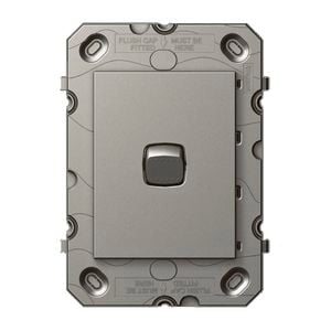 Arteor Switch 1 Gang Magnesium