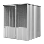 Pinnacle 1.51 x 1.51 x 1.82m Zinc Fowl House