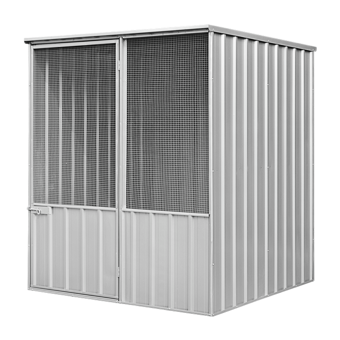 Pinnacle 1.51 x 1.51 x 1.82m Zinc Fowl House