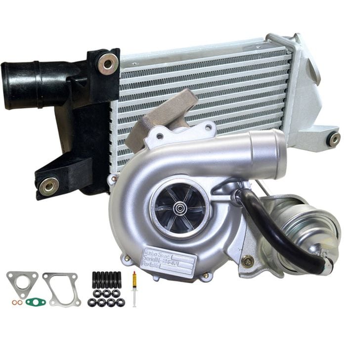Upgrade Billet Turbo Charger With 50mm Intercooler For Mitsubishi Triton Mn 4d56 2.5l 2wd Vt10