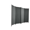 Fabric Room Divider 220x170cm - Grey