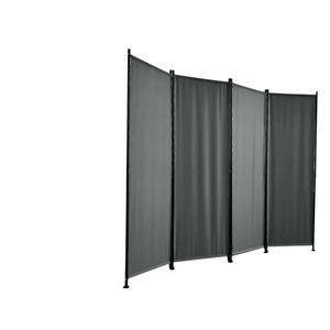 Fabric Room Divider 220x170cm - Grey