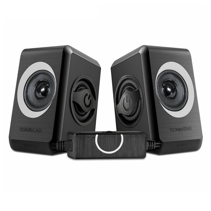 Computer Speakers Sonicgear Quatro 2 Extra Loud For Smartphones And PC Cool Grey