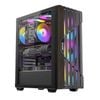 OKINOS Cypress P5 Mid-Tower Case - Black, ARGB, Tempered Glass