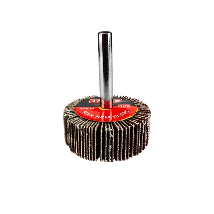 Josco 40mm 120 Grit Abrasive Flap Wheel