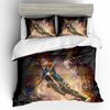 3D Black Motor Motorcycle  Quilt Cover Set Bedding Set Pillowcases