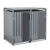 Stormà Dark Grey Double Wheelie Bin Cover