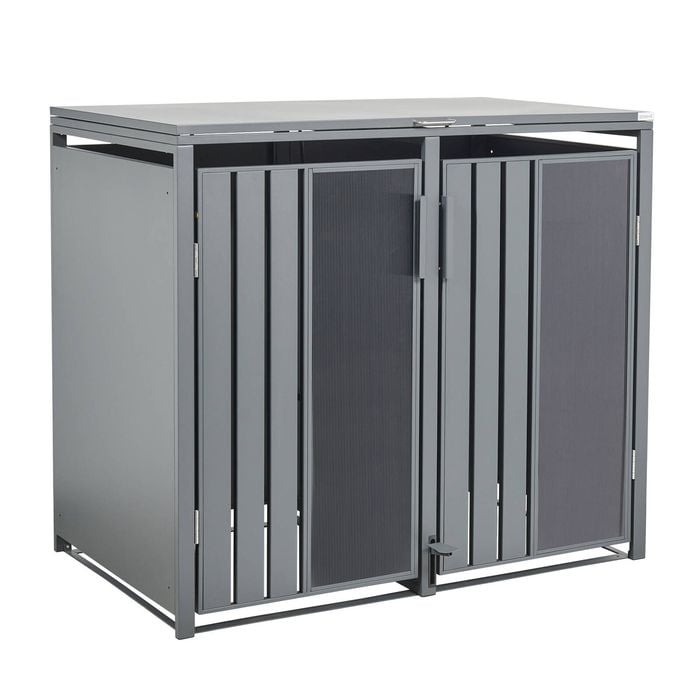 Stormà Dark Grey Double Wheelie Bin Cover