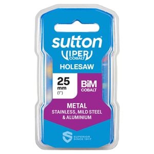 Sutton Tools 25mm Viper Cobalt Bi-Metal Holesaw