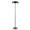 Cla Lighting Kello Interior Drum Shade Floor Lamp Matte Black