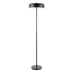 Cla Lighting Kello Interior Drum Shade Floor Lamp Matte Black