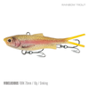 Samaki Vibelicious Fork Tail Vibe 70mm Soft Plastic Fishing Lure Rainbow Trout