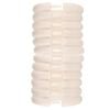 Barelli White Locking Plastic Shower Curtain Rings - 12 Pack