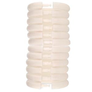 Barelli White Locking Plastic Shower Curtain Rings - 12 Pack