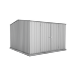 Absco Sheds 3.00 x 3.00 x 2.06m Zinc Double Door Garden Shed With Anchors