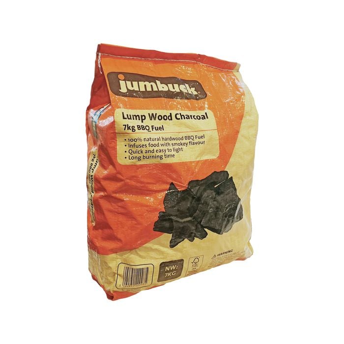 Jumbuck 7kg Lumpwood Charcoal BBQ Fuel