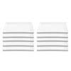 10PK Lemon & Lime Rectangle 38x28cm Serving Platter - White