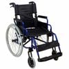 Safety and Mobility Lightweight Aluminium Self-Propelled Wheelchair Blue Frame
