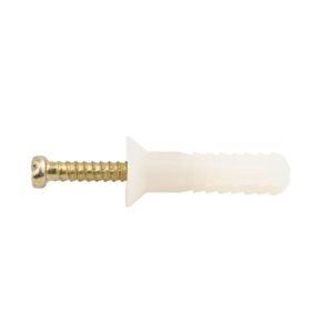 Ramset 6.5 x 25mm Countersunk Head Nylon Anchor - 100 Pack