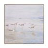 Lvd Hand-finished Wood Framed Canvas Sandpipers Print Home Decor 60x60cm