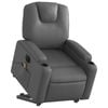 vidaXL Electric Stand up Massage Recliner Chair Armchair Grey Faux Leather
