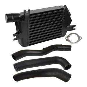 Upgrade Aluminium 60mm Intercooler & Hoses With Gaskets For Mitsubishi Challenger 4d56 2.5l 4wd 2009-2015