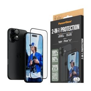 Panzer 2-in-1 Bundle Screen Protector + Phone Case - iPhone 16