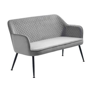 Modern Furniture BERRIE 2 Seater Sofa 130x81cm - Grey