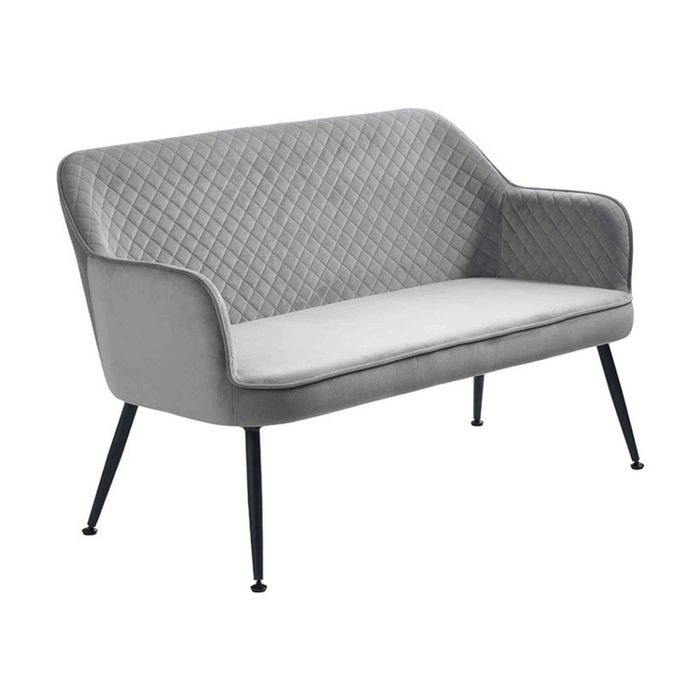 Modern Furniture BERRIE 2 Seater Sofa 130x81cm - Grey