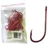 50 Pack of Tsunami Size 3/0 Chemically Sharpened Red Baitkeeper Hooks