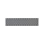 Matrix 1810 x 400mm Charcoal Woven Lattice Fence Extension